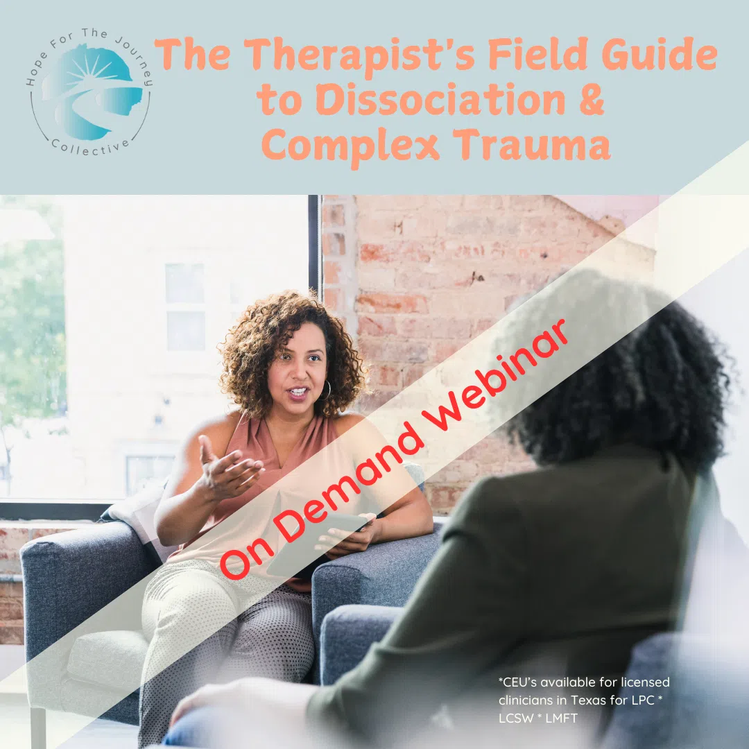 On Demand Webinar for dissociation and complex trauma for mental health clinicians